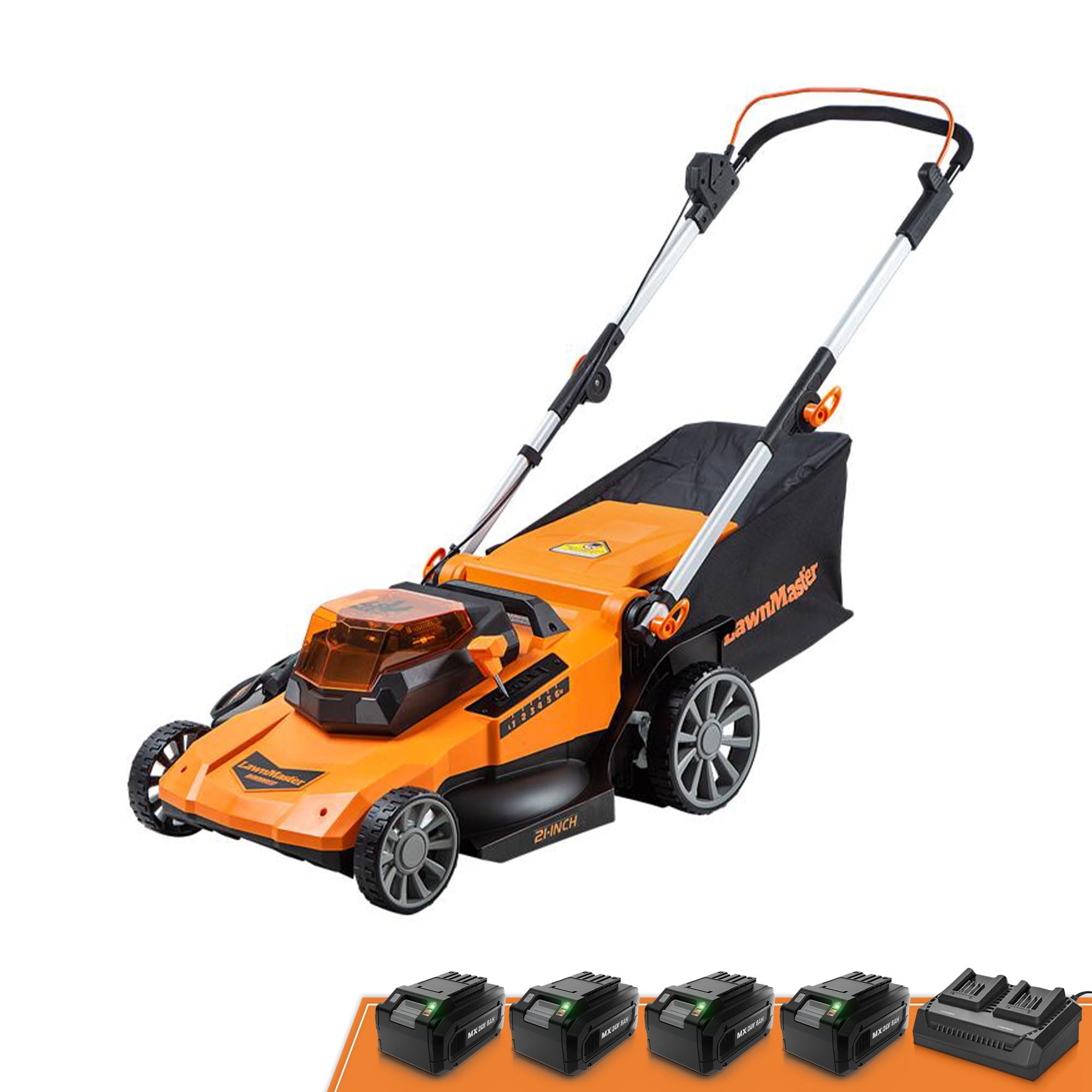 Amazon.com : LawnMaster 48V MAX 21Inch Brushless Cordless Lawn
